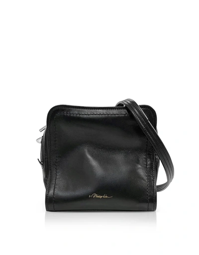 Shop 3.1 Phillip Lim / フィリップ リム Black Leather Hudson Mini Square Crossbody Bag