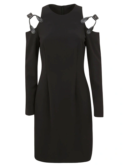 Shop Moschino Harness Shoulder Dress