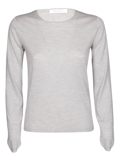 Shop Cruciani Round Neck Sweater In Grey