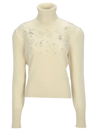 Shop Magda Butrym Holly Tutrleneck In Cream