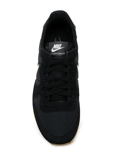 Shop Nike Internationalist Sneakers In Black