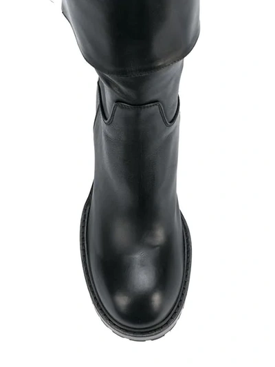 Shop Ann Demeulemeester Stiletto Boots In Black