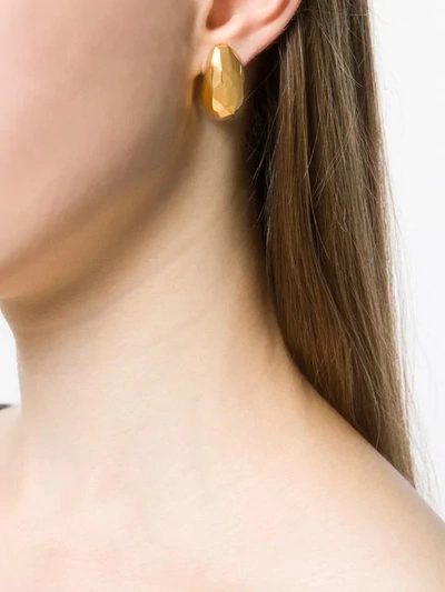 Shop Aurelie Bidermann Ornella Earrings - Metallic