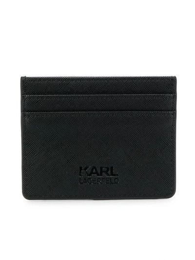 Shop Karl Lagerfeld Karl Motif Cardholder In Black