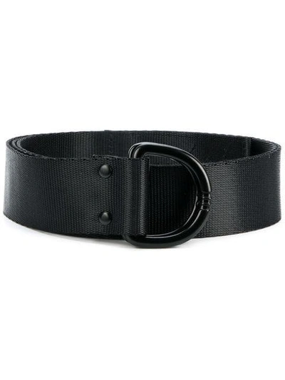 Shop Y-3 D-ring Belt In Black