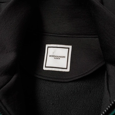 Shop Wooyoungmi Logo Track Jacket In Black