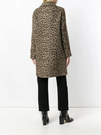 Shop Antonelli Leopard Print Coat