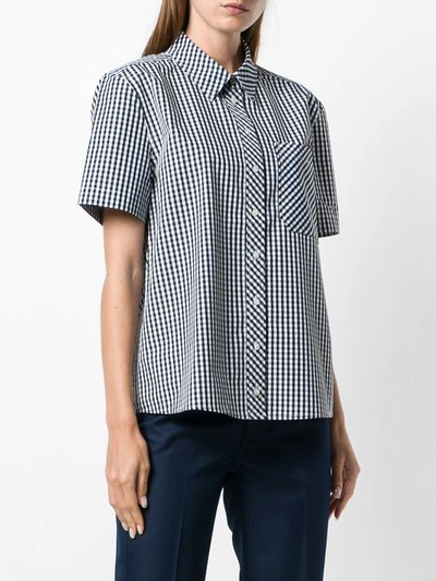 Shop Calvin Klein Jeans Est.1978 Calvin Klein Jeans Checked Printed Shirt - White