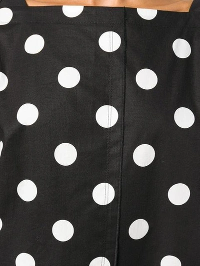 Shop Marc Jacobs Polka Dot Mini Dress - Black