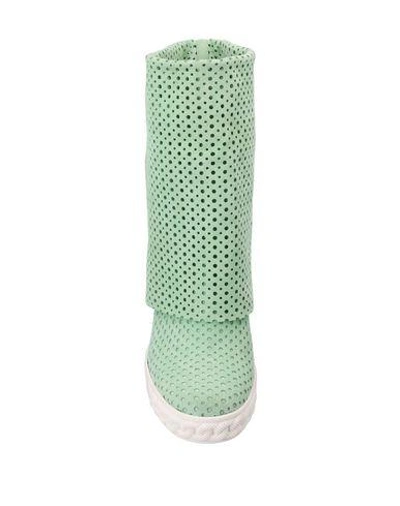 Casadei Ankle Boot In Light Green