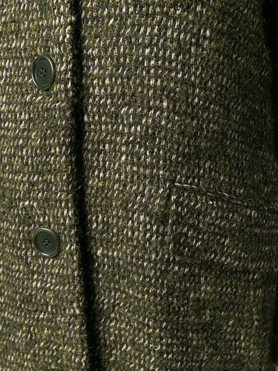 Shop Aspesi Abric Coat - Green