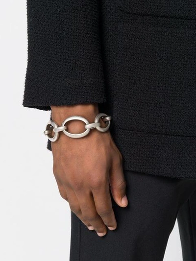 Shop Ann Demeulemeester Large Chain Bracelet