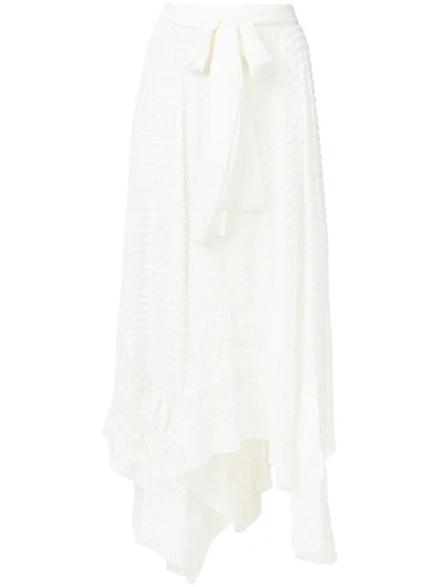 Shop Zimmermann Bestickter Rock In White