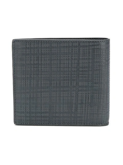 Shop Loewe Bi-fold Leather Wallet In Grey