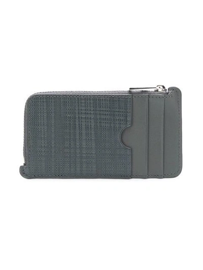 Shop Loewe Zipped Card And Coin Holder - Grey