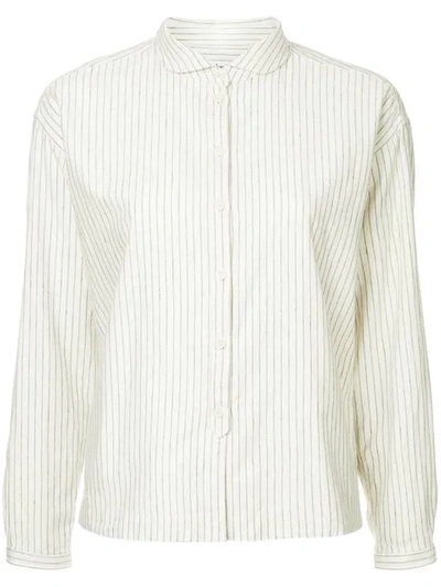 Shop Ymc You Must Create Ymc Striped Shirt - White