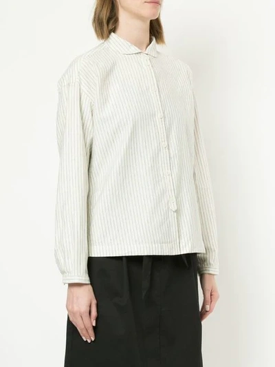 Shop Ymc You Must Create Ymc Striped Shirt - White