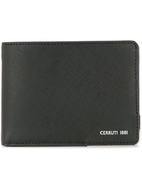 Cerruti 1881 Logo Print Wallet In Black | ModeSens