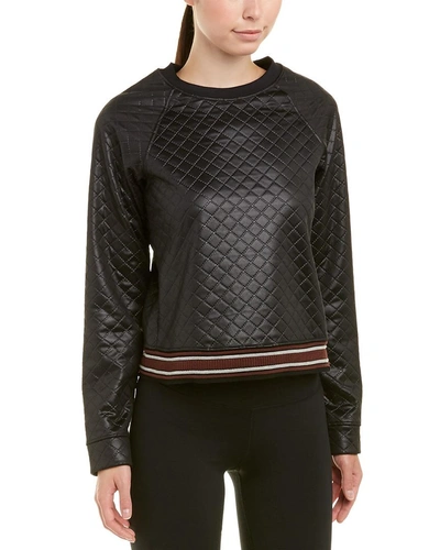 Shop Koral Activewear Lift Sweatshirt In Black