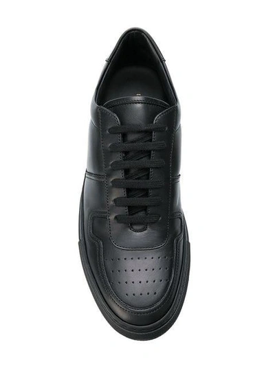 Common Projects Round Head Lacing Casual Sneakers In Black