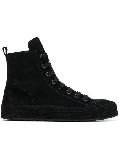 Shop Ann Demeulemeester Hi-top Sneakers - Black