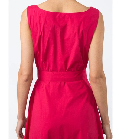 Shop Lhd Orange Ramatuelle Dress In Red