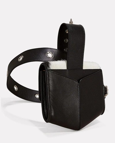 Shop Okhtein Rodhawk Calf Hair Belt Bag
