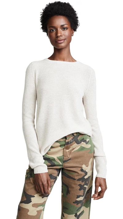 Shop Autumn Cashmere Reversible Crossover Cashmere Sweater In Mojave