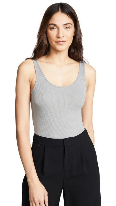 Shop James Perse The Daily Tank In Platinum