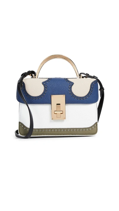 Shop The Volon Data Alice Satchel In Navy/ivory