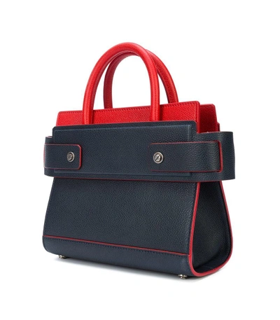 Shop Givenchy Red/black Mini Horizon Bag