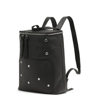 Shop Loewe Black Goya Stars Small Backpack