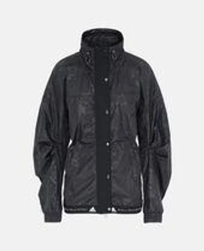 Shop Adidas By Stella Mccartney Running Jackets In Black