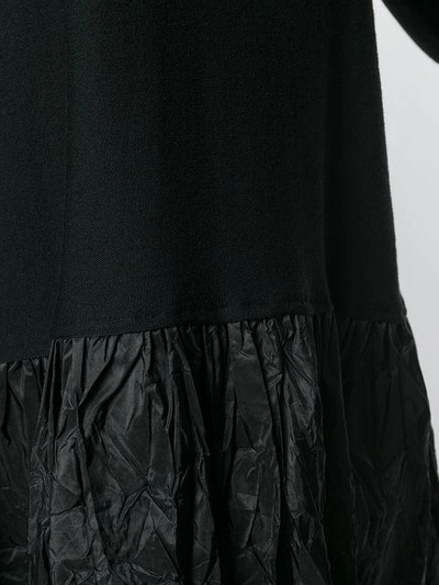 Shop Daniela Gregis Wrinkled Midi Dress In Black