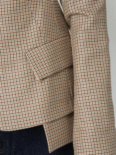 Shop Aalto Check Blazer In Brown