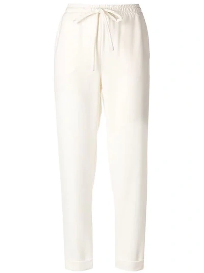 Shop P.a.r.o.s.h. Tapered Track Pants - White