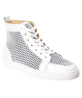 high top mesh sneakers