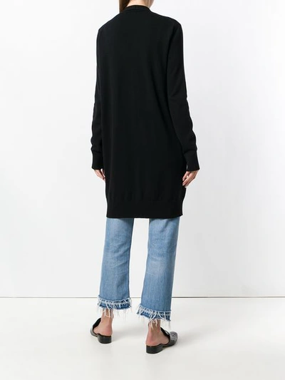 Shop Boboutic V-neck Button Cardigan - Black