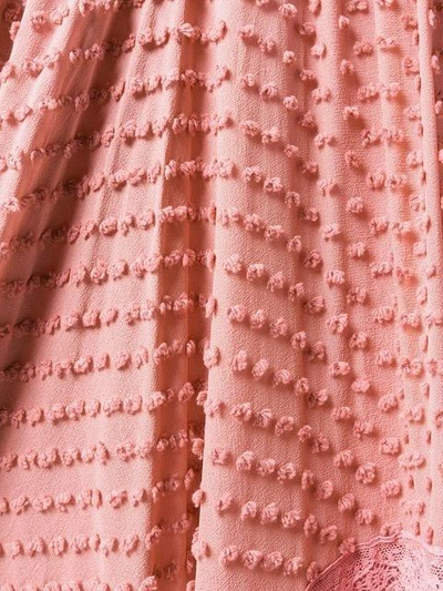 Shop Zimmermann Embroidered Draped Dress In Pink