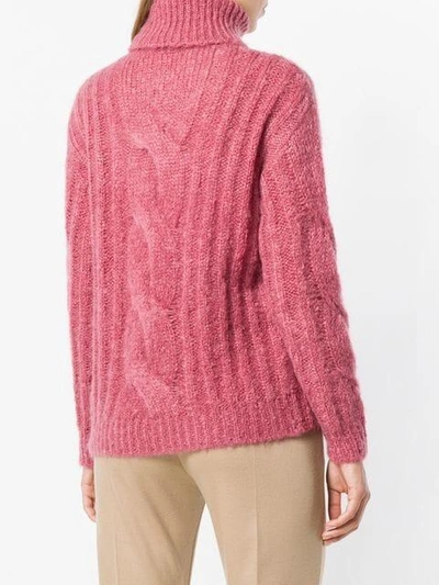 Shop Max Mara Knitted Sweater - Pink