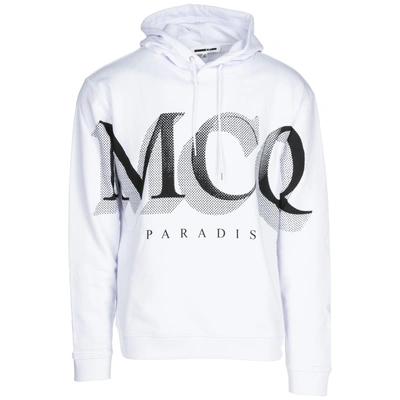 Shop Mcq By Alexander Mcqueen Men's Hoodie Sweatshirt Sweat Paradise In White