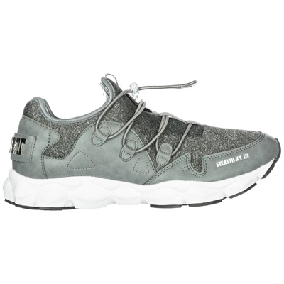 Shop Plein Sport Men's Shoes Trainers Sneakers  Stealth-xy In Grey