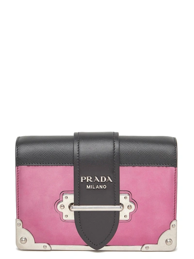 Shop Prada 'cahier' Bag In Multicolor