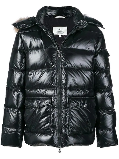 Shop Pyrenex Zipped Padded Jacket In Black