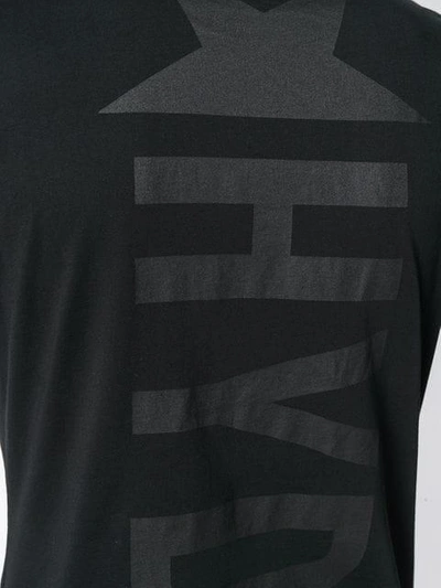 Shop Hydrogen Logo Printed T-shirt - Black