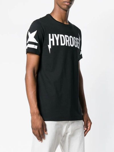 Shop Hydrogen Logo T-shirt - Black