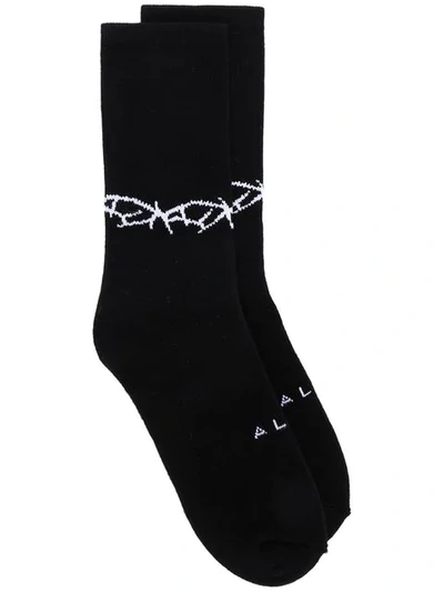 Shop Alyx Intarsia In Black