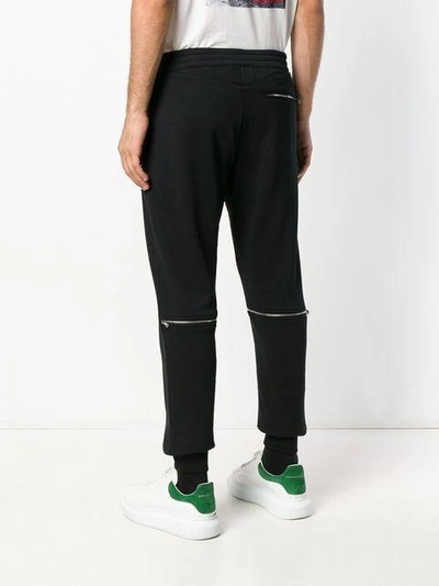 Shop Alexander Mcqueen Jogger Sweatpants - Black