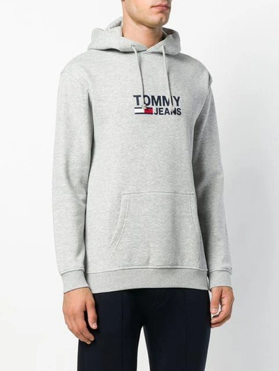 logo hooded sweatshirt