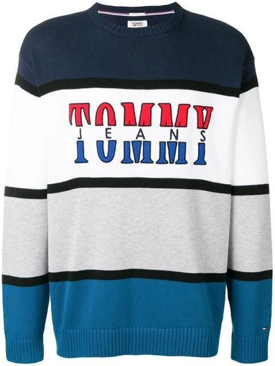 Tommy jeans colourblock crew sweater sale